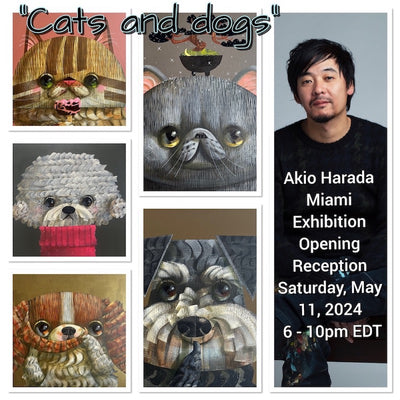 Akio Harada's Opening Reception in Miami on May 11